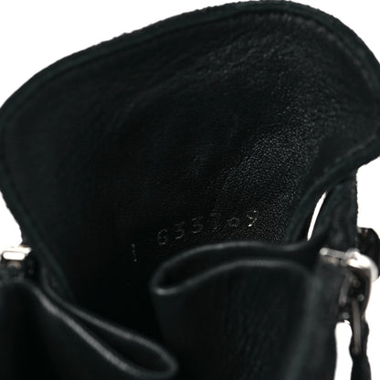 Chanel Suede Calfskin Quilted CC Lace Up Combat Boots 36 Black 7 of 8