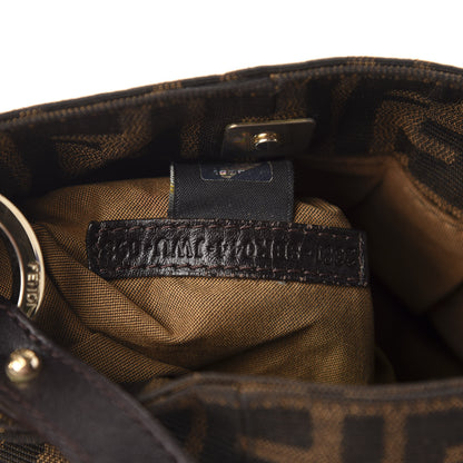 Fendi Zucca Mini Chef Hobo Tobacco 9 of 10