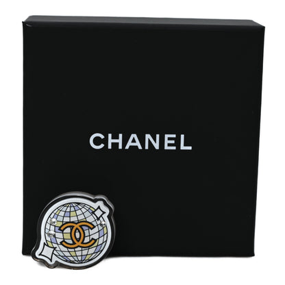 Chanel Resin Globe CC Brooch Multicolor 4 of 4