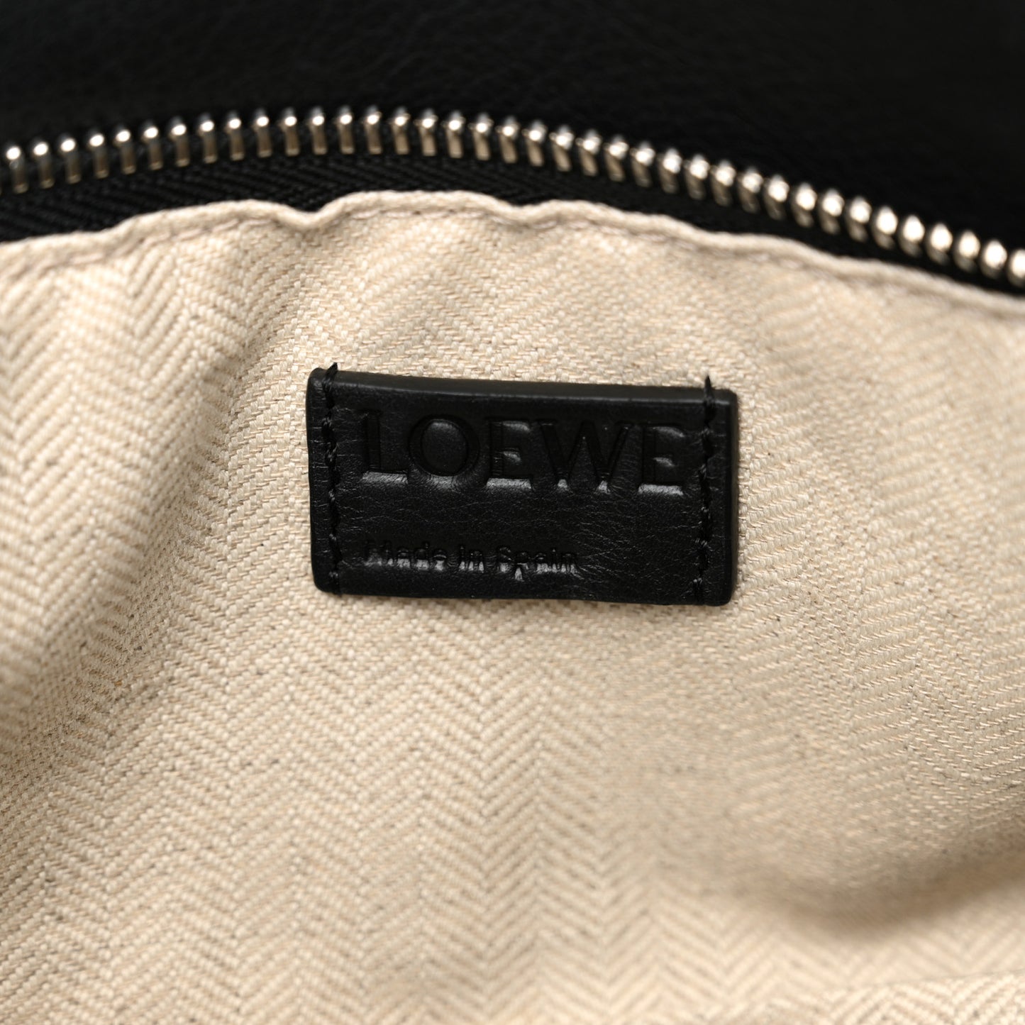 Calfskin Medium Puzzle Bag Black