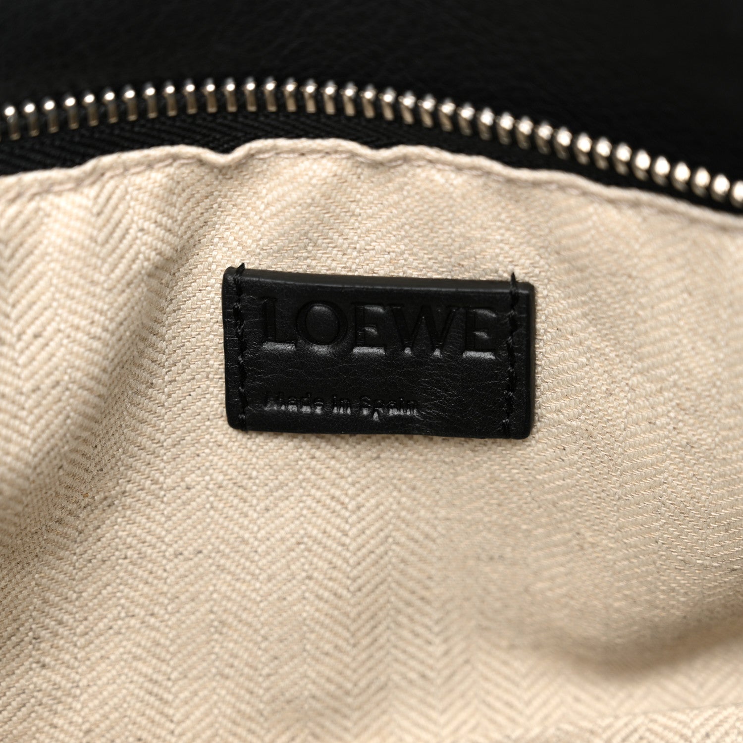 Loewe Calfskin Medium Puzzle Bag Black 6 of 10