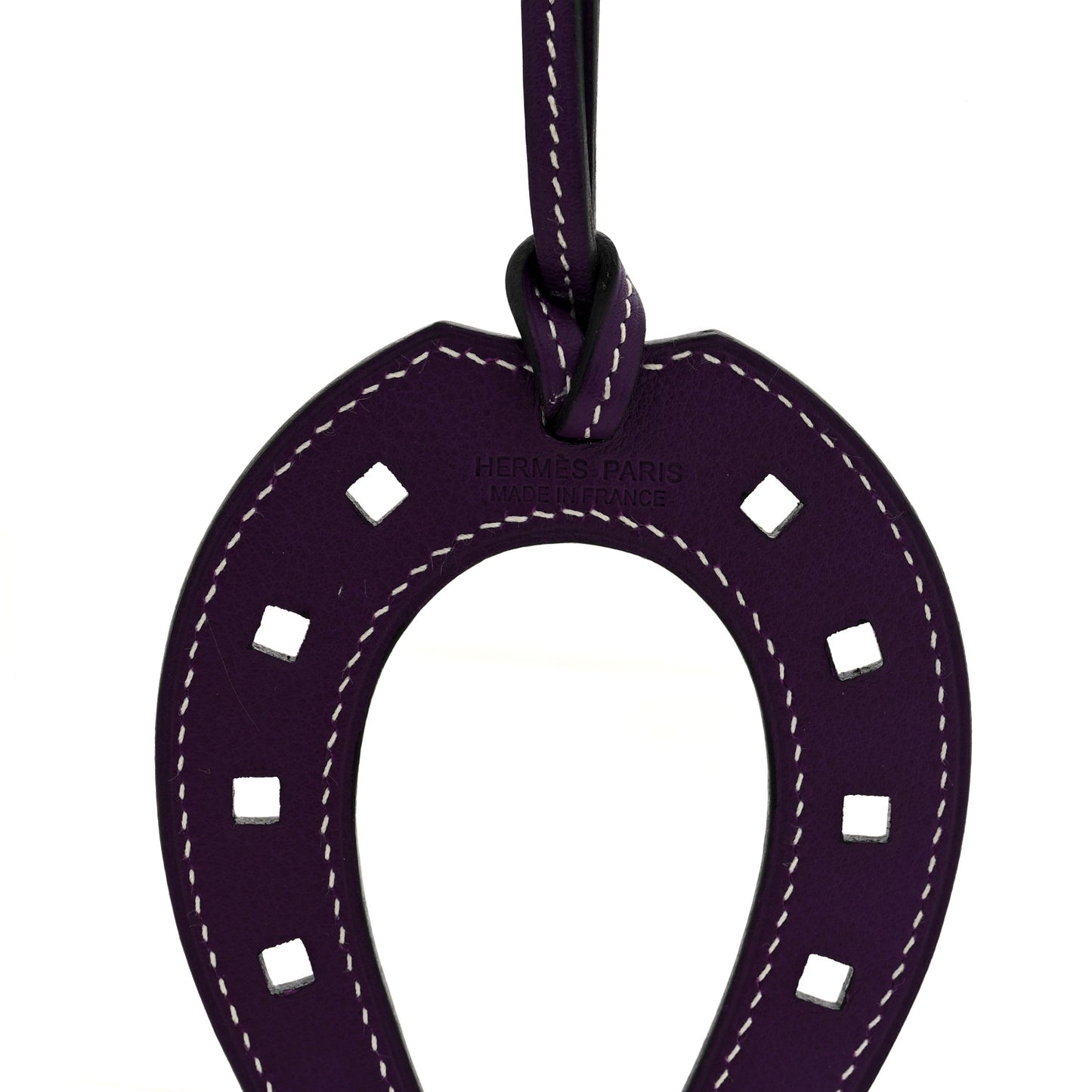 Swift Paddock Horseshoe Bag Charm Ultraviolet