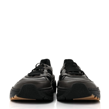 Bottega Veneta Calfskin Technical Mesh Speedster Sneakers 41 Black Khaki 2 of 6
