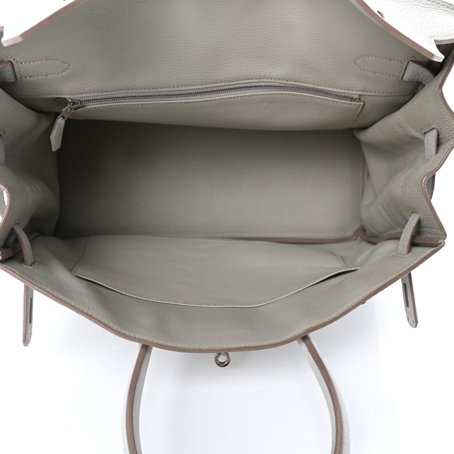 Taurillon Clemence Birkin 35 Gris Perle