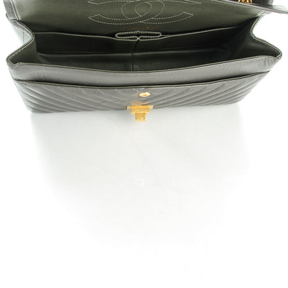 Chanel Aged Calfskin Chevron 2.55 Reissue 226 Dark Grey 5 of 8