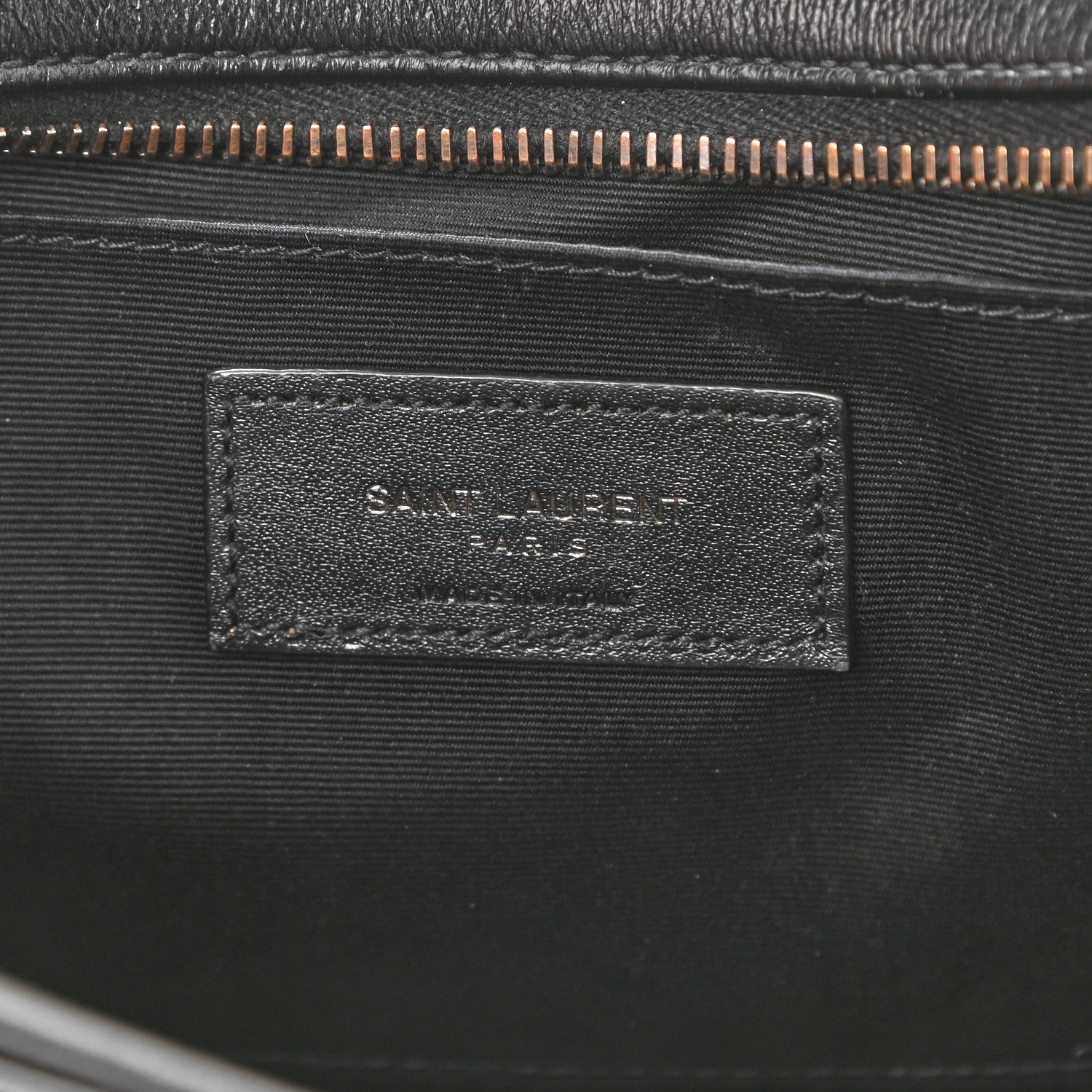Saint Laurent Calfskin Matelasse Monogram Lou Camera Bag Black 5 of 11