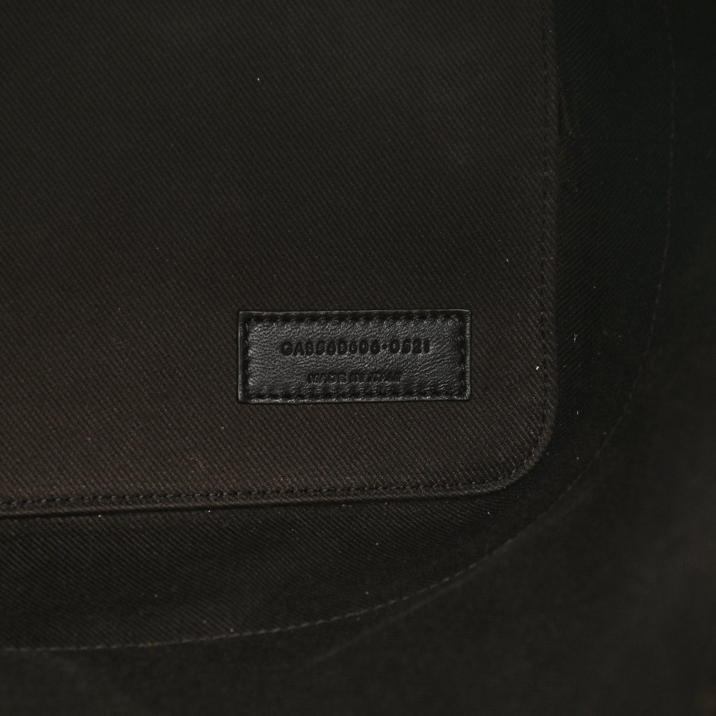 Canvas Smooth Calfskin Le Monogramme Striped Bucket Bag Brown