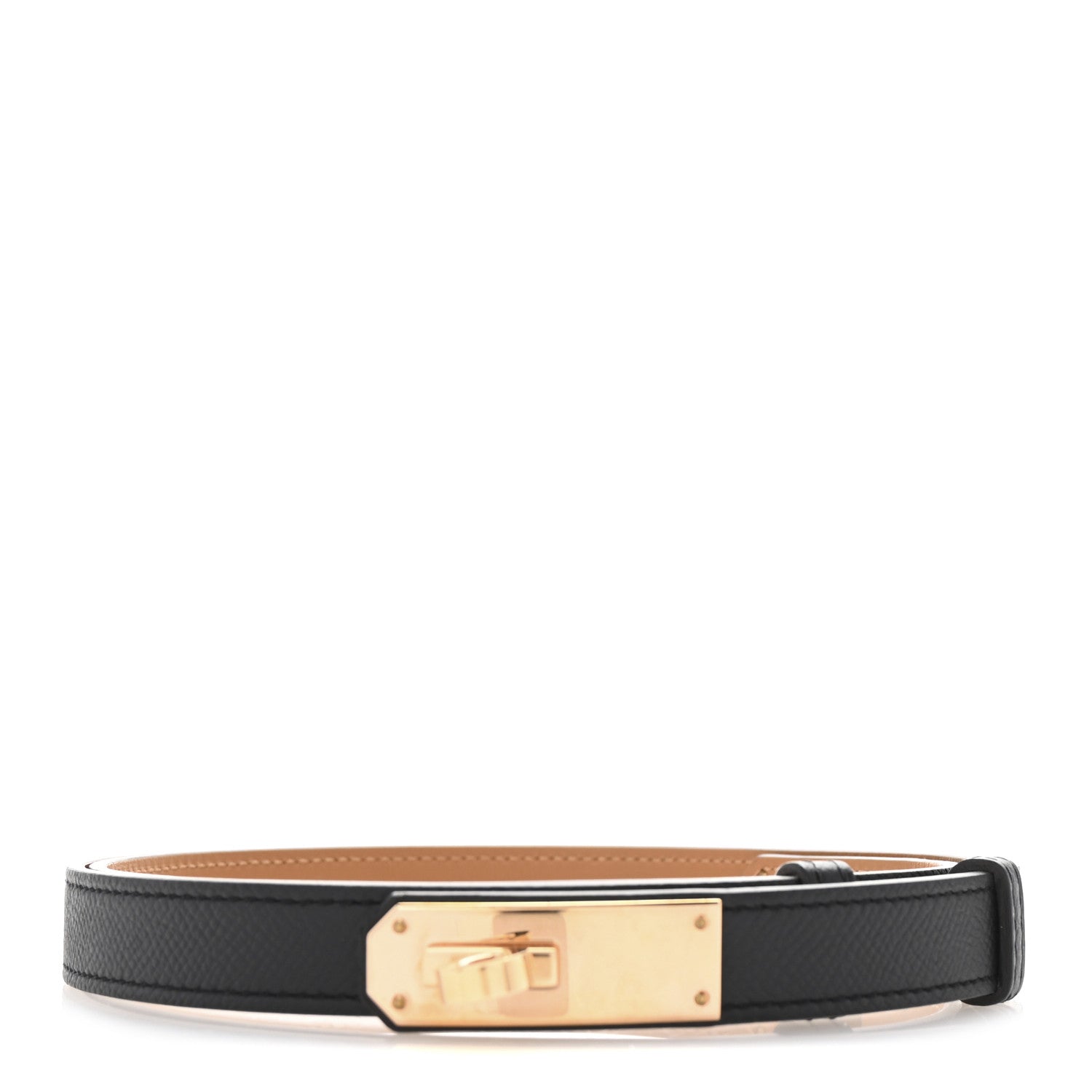 Hermes Epsom Kelly Belt Black 1 of 5
