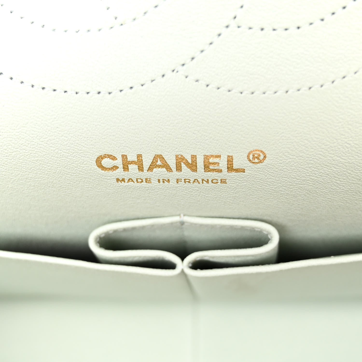 Chanel Lambskin Quilted Jumbo Double Flap Light Green 6 of 11