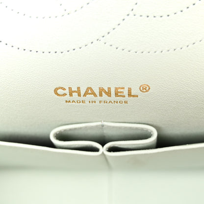 Chanel Lambskin Quilted Jumbo Double Flap Light Green 6 of 11