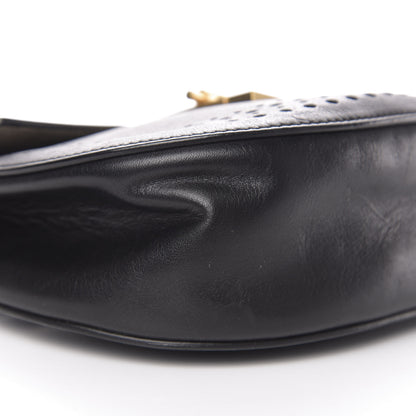 Chloe Calfskin Perforated Drew Shoulder Bag Black 14 of 20
