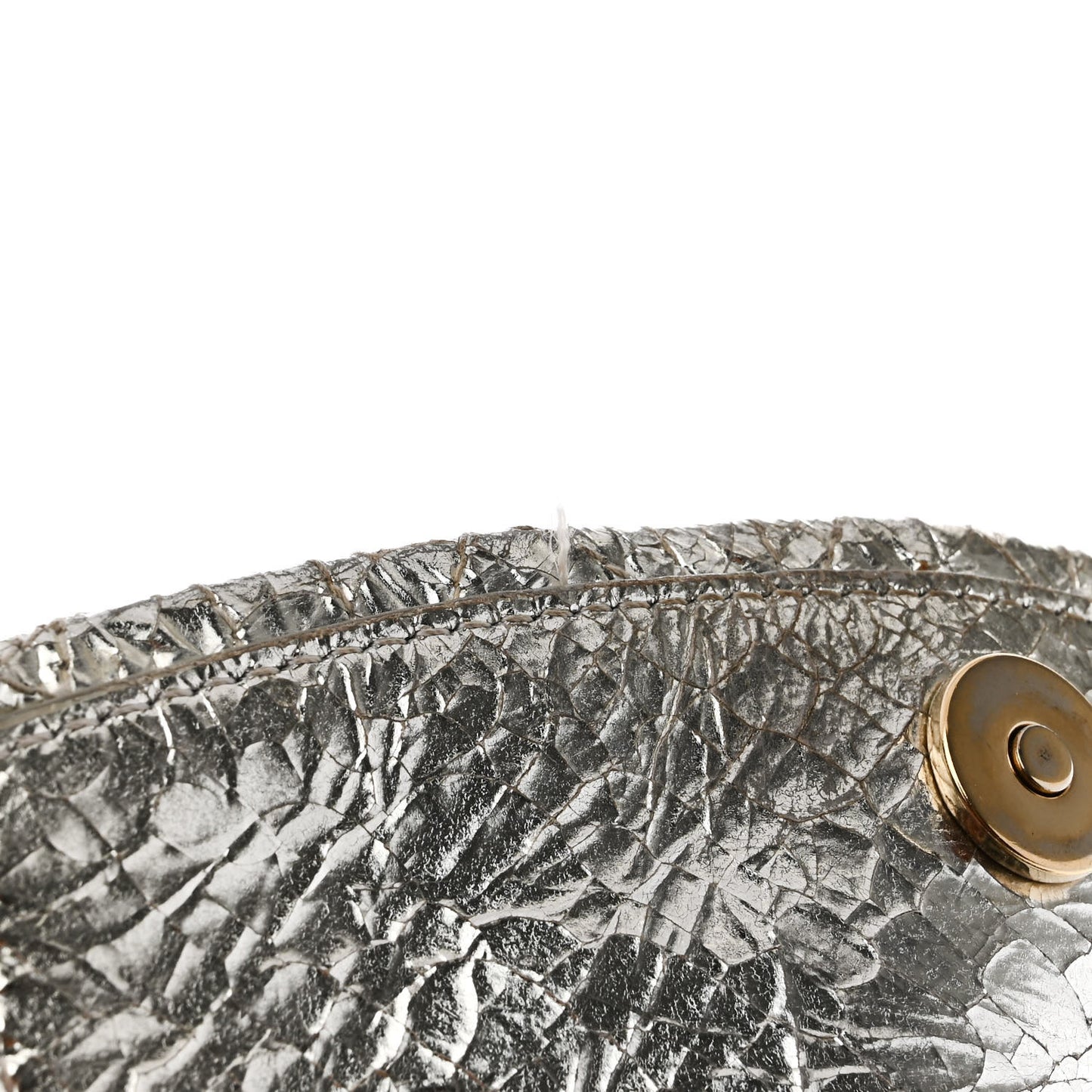 Metallic Calfskin Small Stardust Backpack Silver
