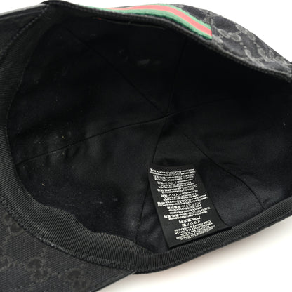 Gucci Monogram Web Baseball Hat XXL Black 6 of 9