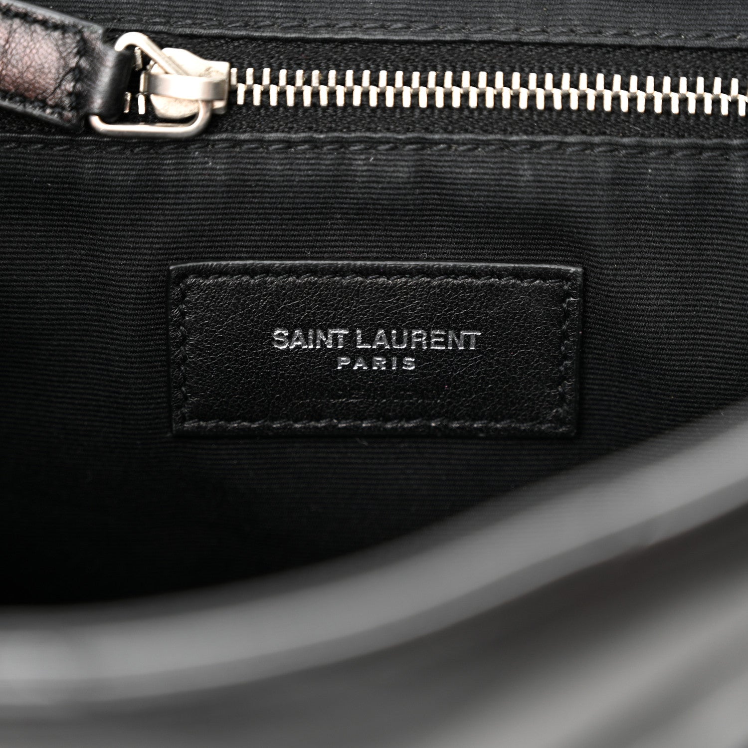 Saint Laurent SAINT LAURENT Calfskin Y Quilted Monogram Small Loulou Backpack Black 6 of 13