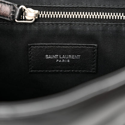 Saint Laurent SAINT LAURENT Calfskin Y Quilted Monogram Small Loulou Backpack Black 6 of 13