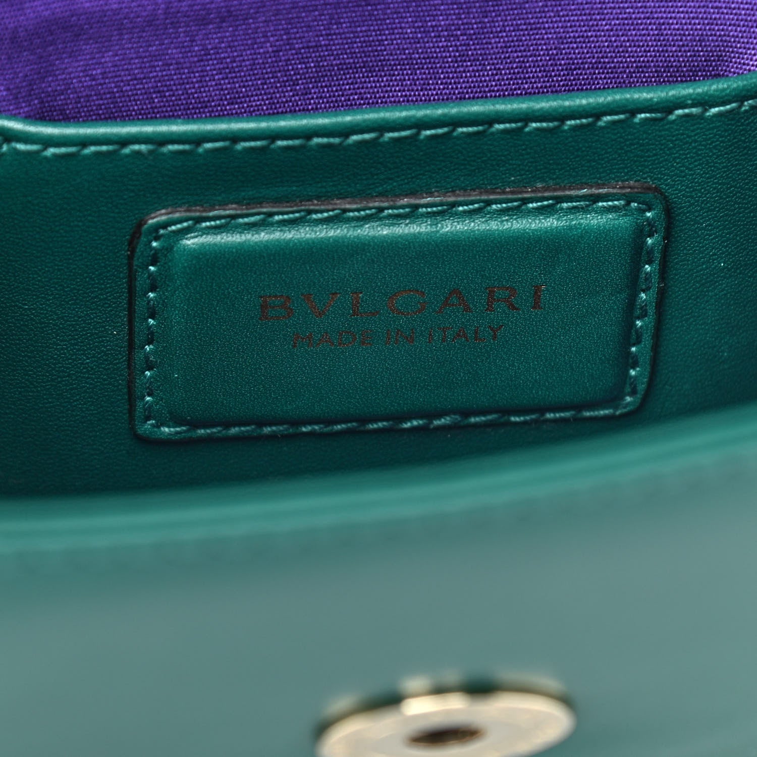 Bulgari Calfskin Serpenti Forever Crossbody Bag Emerald Green 6 of 12