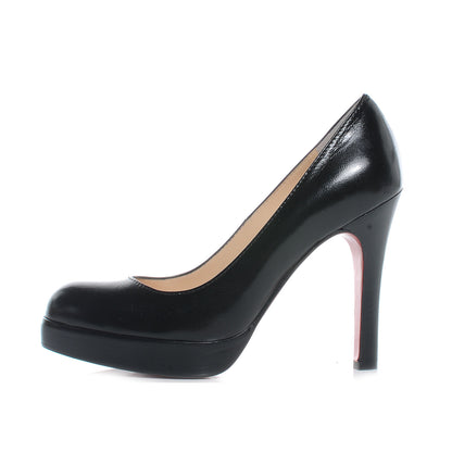 Christian Louboutin Calfskin Bruges 120 Pumps 35 Black 1 of 6