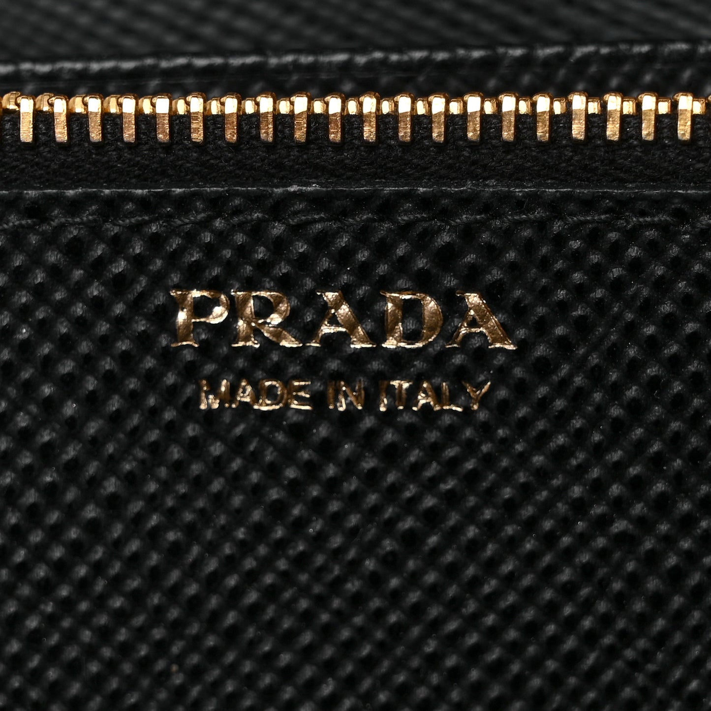 Saffiano Metal Continental Flap Wallet Black