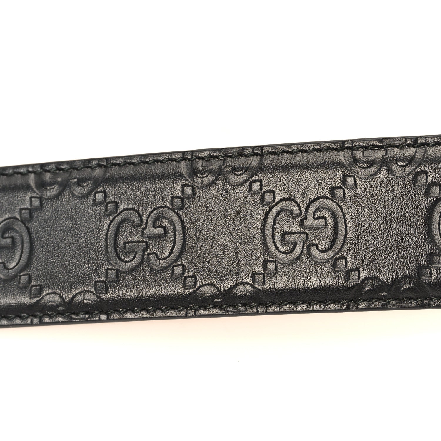 Gucci Guccissima Signature Belt 100 40 Black 5 of 5