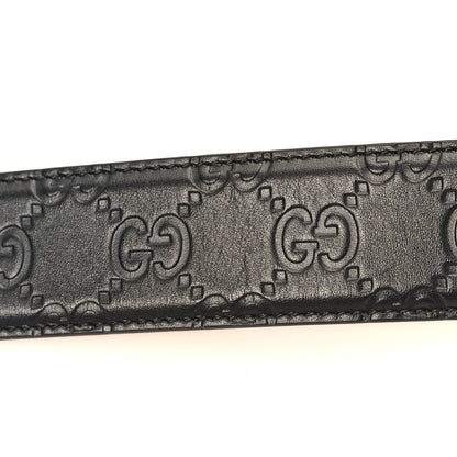 Gucci Guccissima Signature Belt 100 40 Black 5 of 5