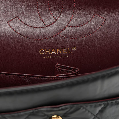 Chanel Aged Calfskin Lucky Charms 2.55 Reissue 226 Flap Black 6 of 12