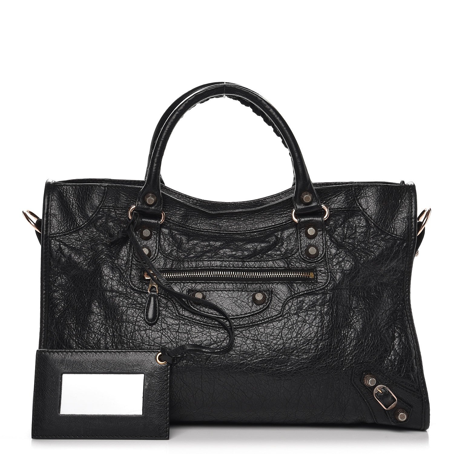 Balenciaga Agneau Giant 12 Rose Gold Hardware City Black 1 of 10