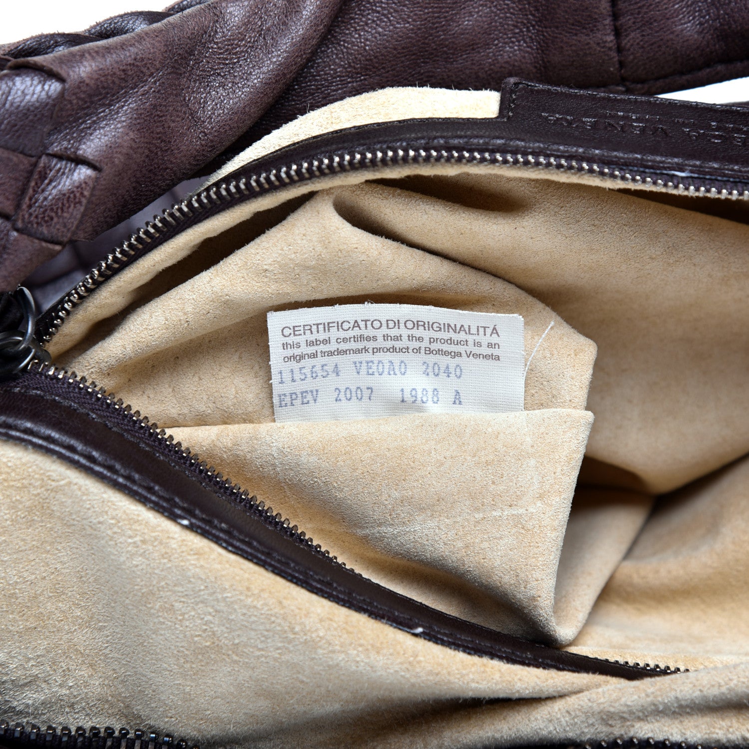 Bottega Veneta Nappa Intrecciato Large Veneta Hobo Ebano 10 of 10