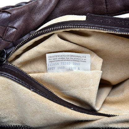 Bottega Veneta Nappa Intrecciato Large Veneta Hobo Ebano 10 of 10