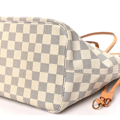 Louis Vuitton Damier Azur Neverfull MM 8 of 9