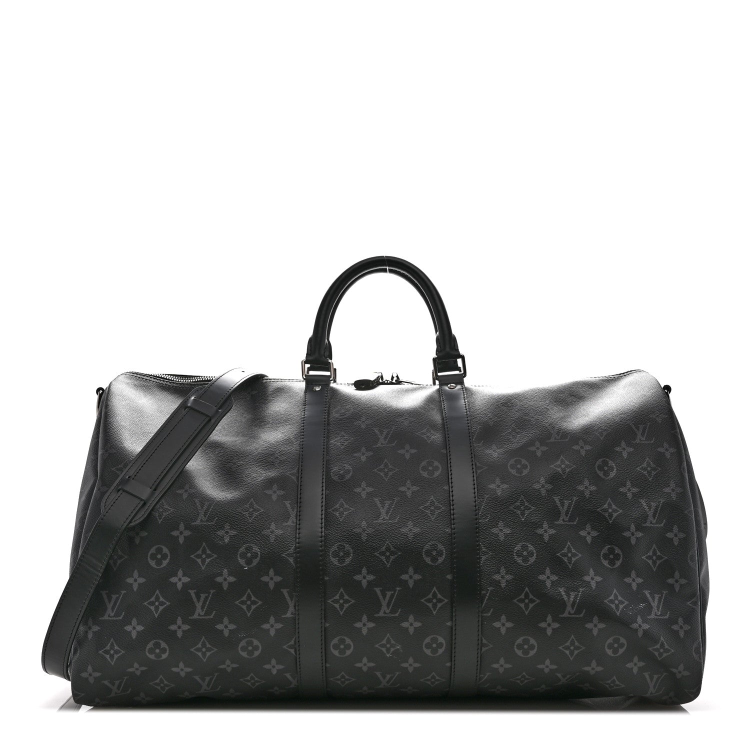 Louis Vuitton Monogram Eclipse Keepall Bandouliere 55 1 of 12