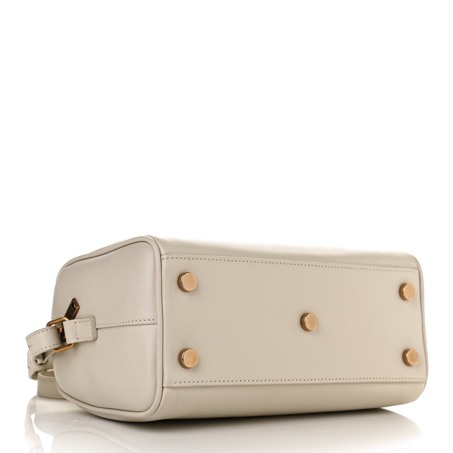 Saint Laurent Calfskin Classic Baby Duffle Dove White 4 of 12