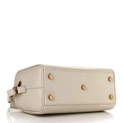 Saint Laurent Calfskin Classic Baby Duffle Dove White 4 of 12