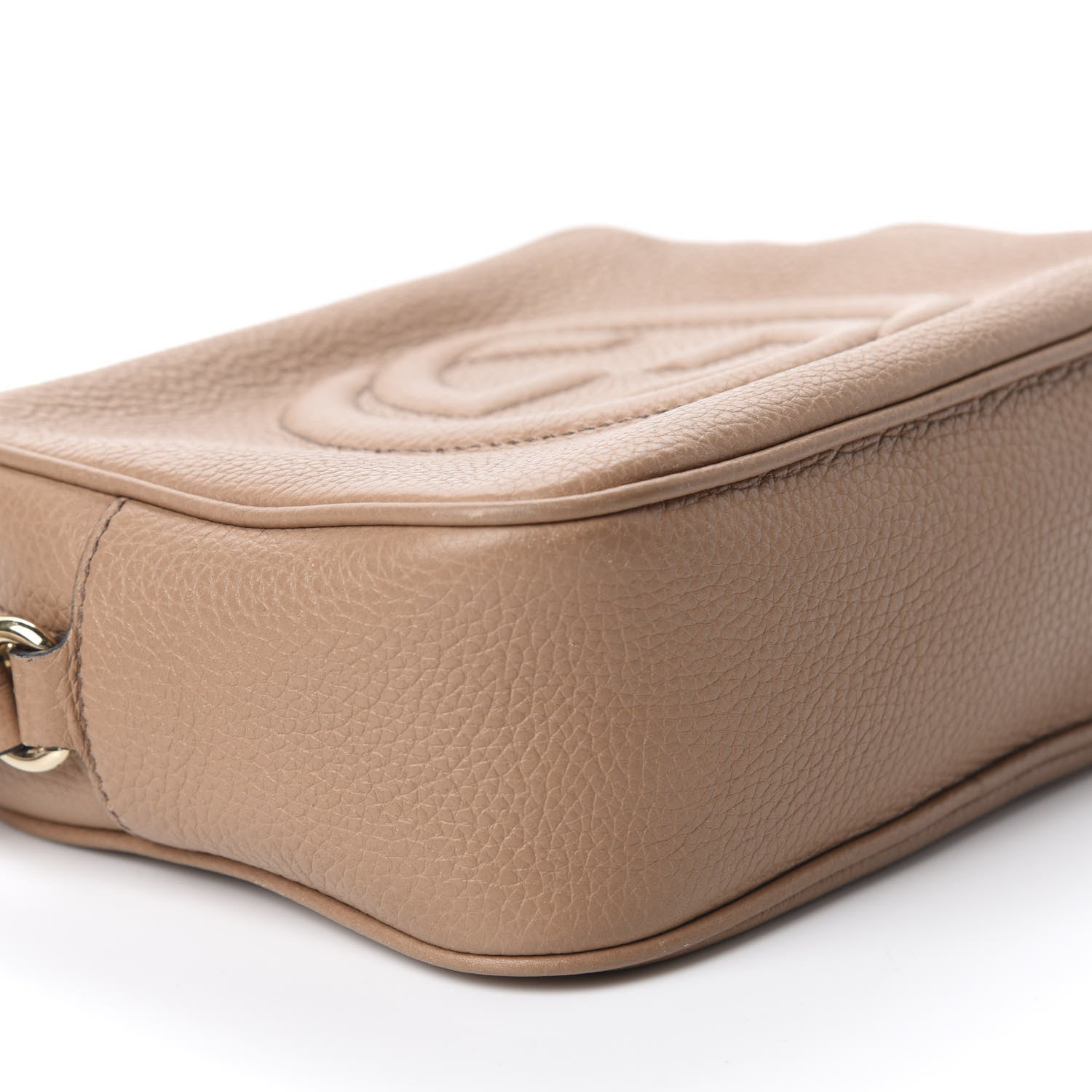 Gucci Pebbled Calfskin Small Soho Disco Bag Rose Beige 6 of 12