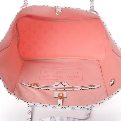 Louis Vuitton Monogram Giant Neverfull MM Rouge 8 of 11