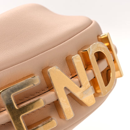 Fendi Vitello Grace Matte Nano Fendigraphy Hobo Charm Light Rose 12 of 12