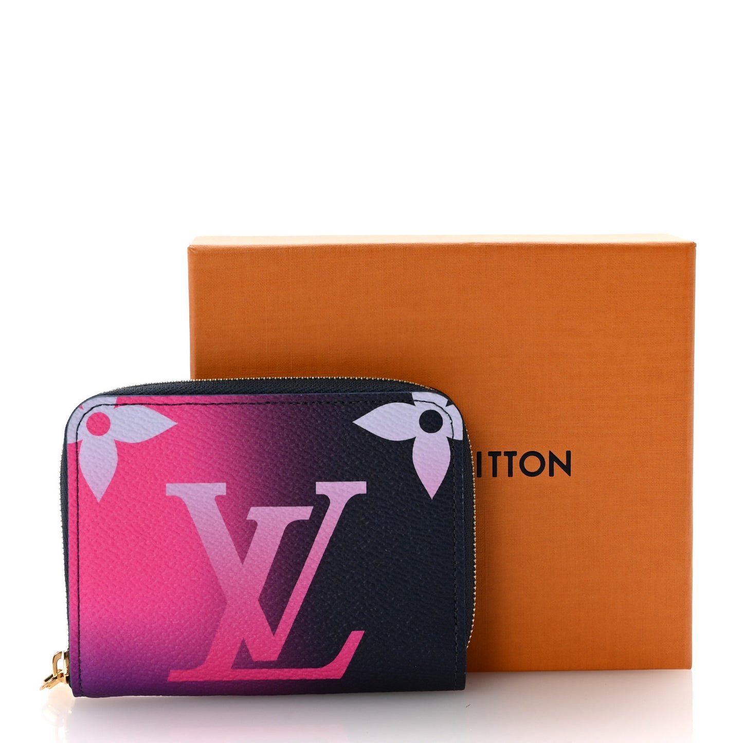 Monogram Giant Spring In The City Zippy Coin Purse Midnight Fuchsia