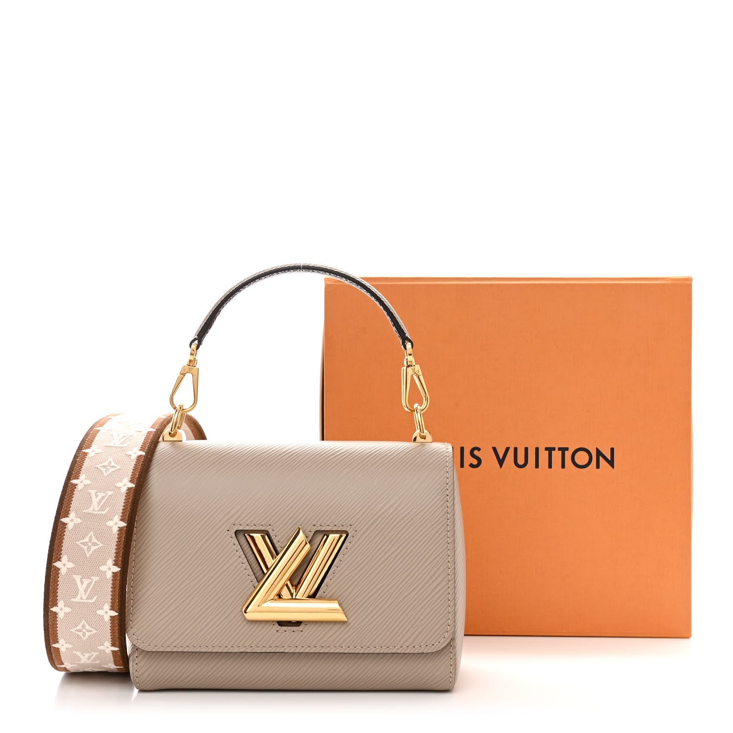 Louis Vuitton Epi Twist Top Handle Shoulder Bag PM Griege 12 of 12