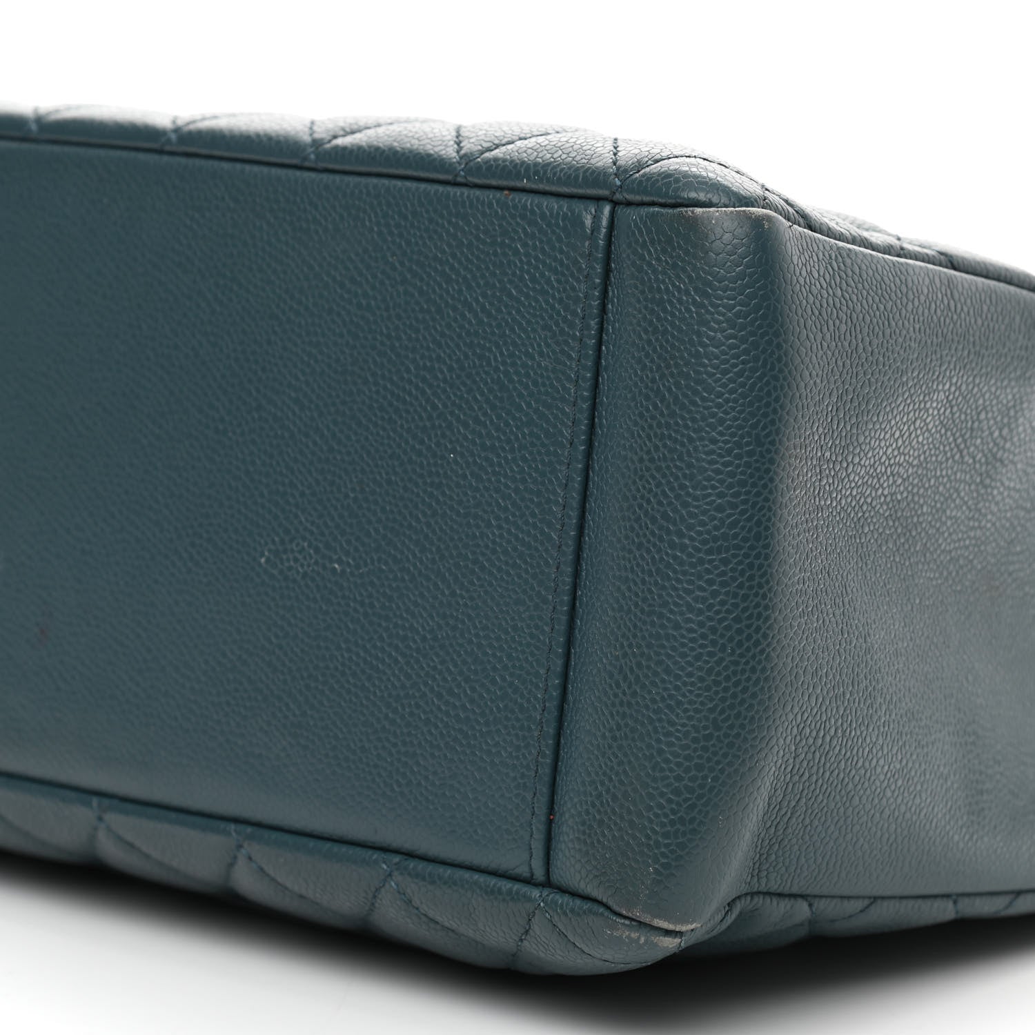 Chanel Caviar Quilted Grand Shopping Tote GST Blue 8 of 18