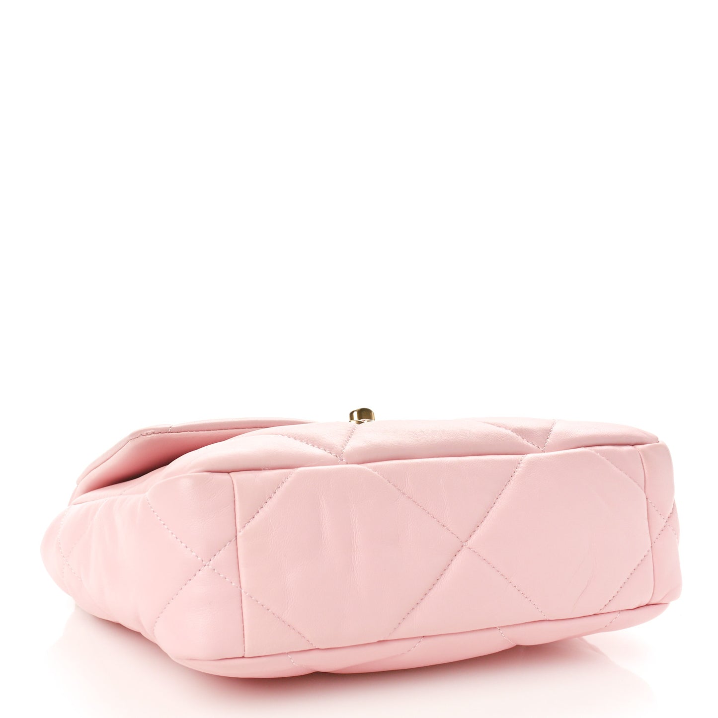 Lambskin Quilted Medium Chanel 19 Flap Light Pink