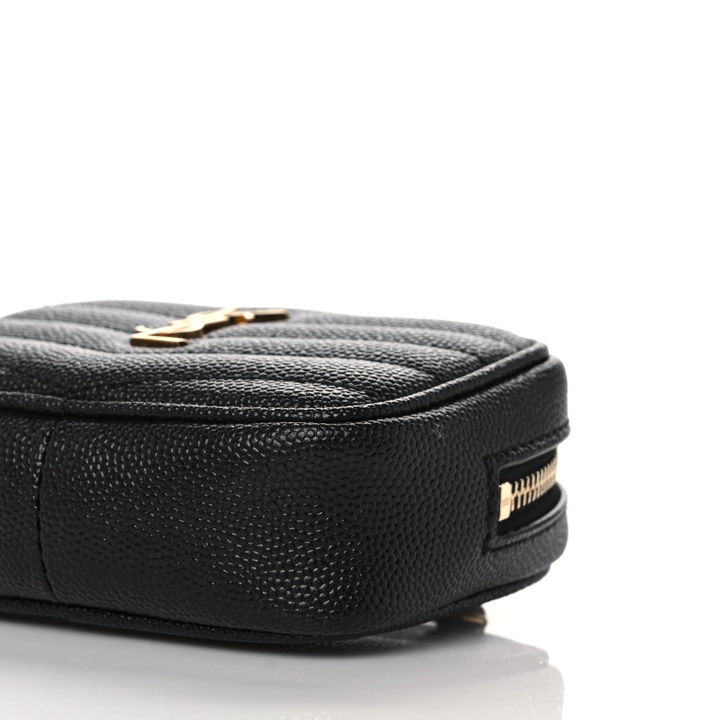 Grain De Poudre Matelasse Monogram Baby Lou Camera Bag Black