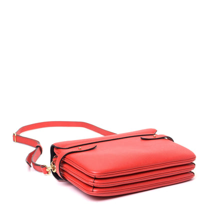 Mulberry Small Classic Grain Calfskin Belted Bayswater Satchel Lipstick Red 3 of 5