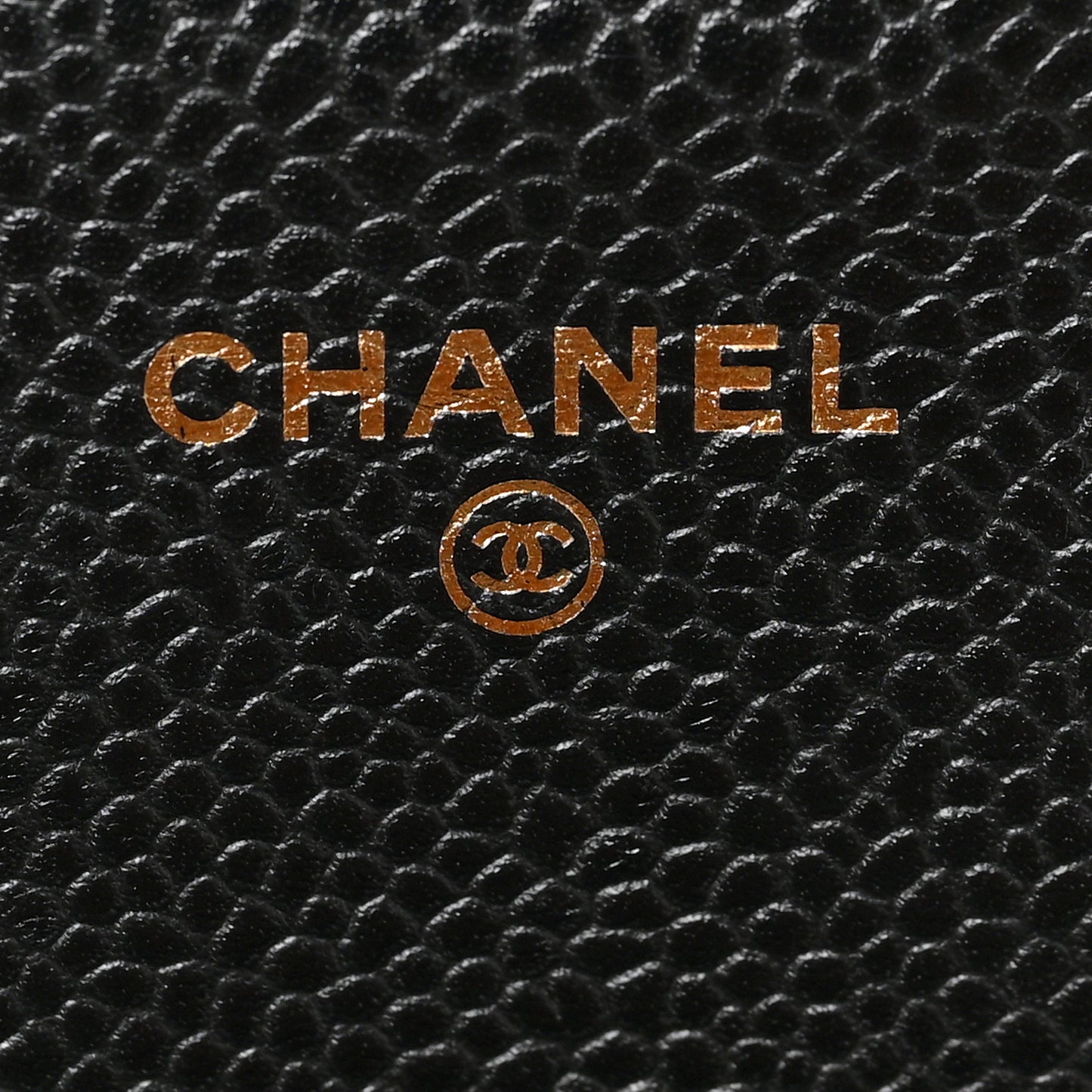 Caviar Quilted Large Gusset Flap Wallet Black