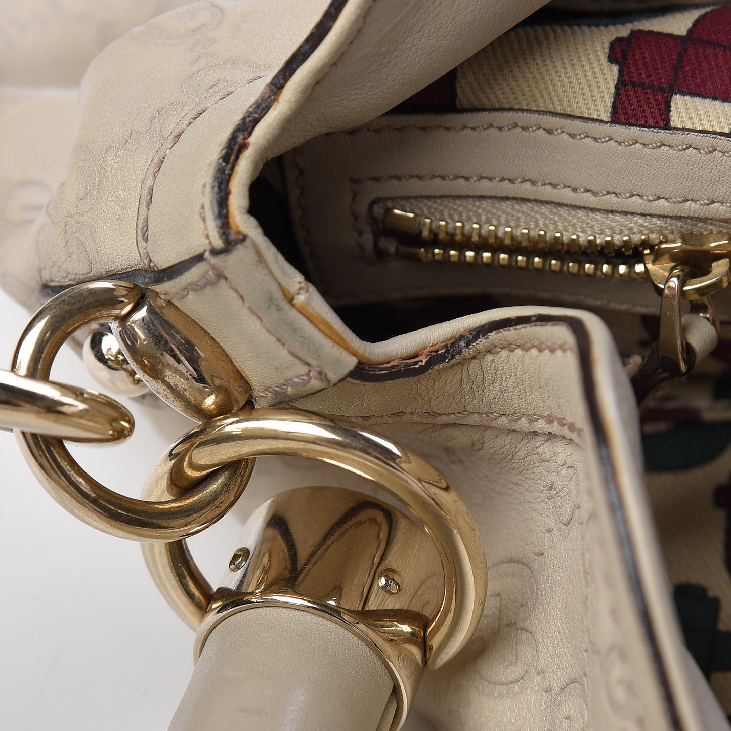 Guccissima Medium Indy Off White