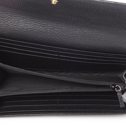 Gucci Dollar Calfskin Swing Continental Wallet Black 7 of 9