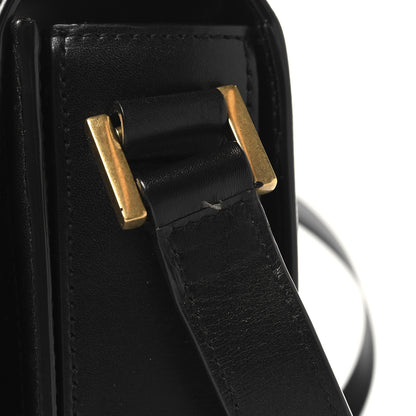 Saint Laurent Box Calfskin Monogram Medium Solferino Satchel Black 11 of 11