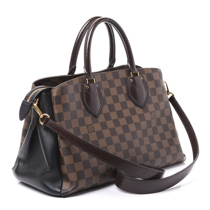 Louis Vuitton Cuir Taurillon Damier Ebene Normandy Black 2 of 14