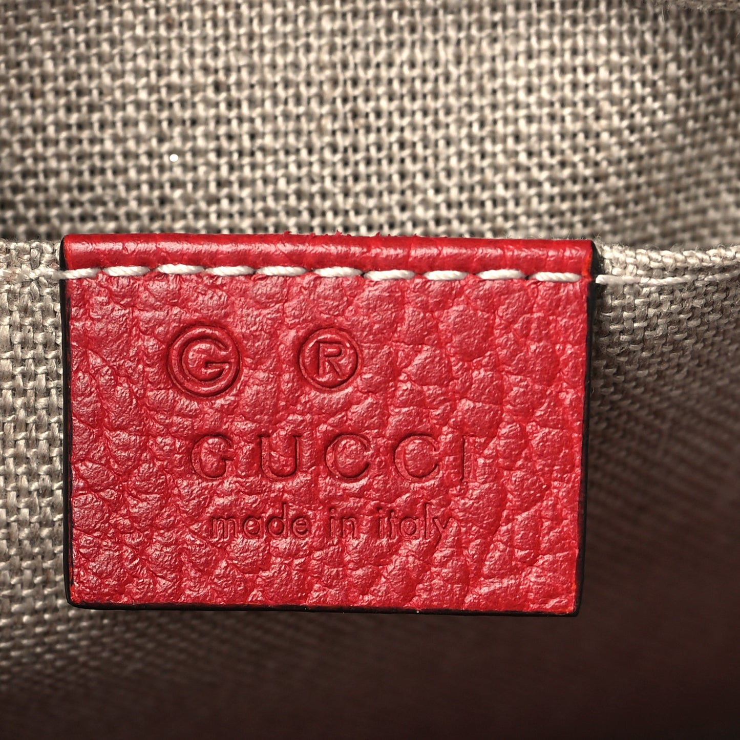 Monogram Mini Bree Messenger Bag Red