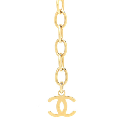 Chanel Crystal CC Star Necklace Gold 9 of 9
