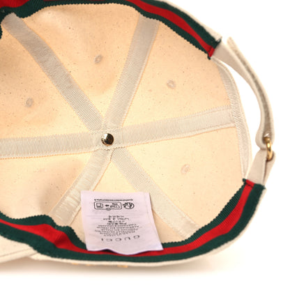 Gucci Cotton Logo Baseball Hat M Beige 7 of 10