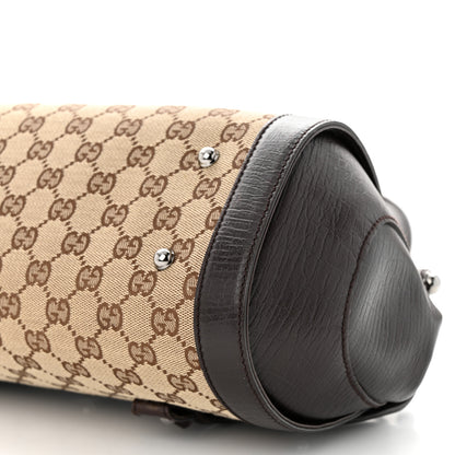 Gucci Monogram Bamboo Bullet Handbag Brown 10 of 12